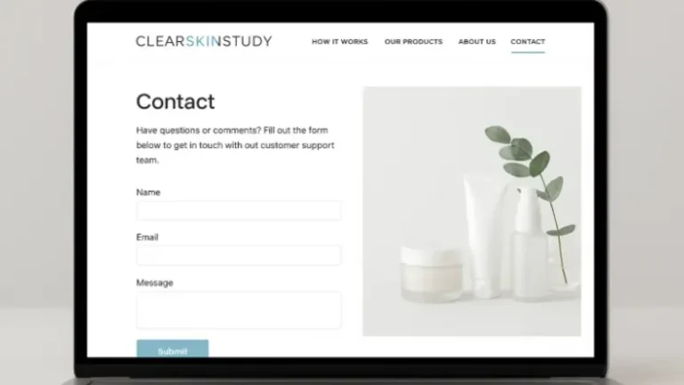 ClearSkinStudy Contact Info